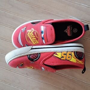 Disney Pixar Print Rusteze Bumper Car Slip on Boy Red Sneakers Cartoons